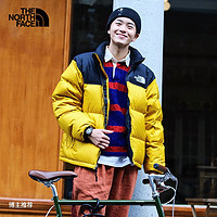 TheNorthFace北面1996Nuptse羽绒服潮牌经典复刻ICON美版面包服潮流外套3C8D 3C8DZCV XS XL 3C8DH9D/黄色//21款/美版偏大1码