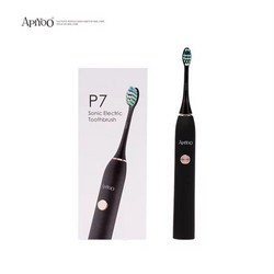 ApiYoo 艾優電動牙刷 P7系列成人聲波充電式牙刷 智能防水牙刷 P7鈦金黑 電動 清潔