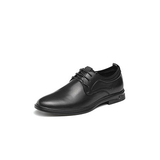 Tata秋商场同款时尚系带商务正装鞋男鞋新款 41 黑色