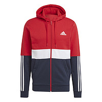 adidas 阿迪达斯 M CB FZ HD 男子运动夹克 H58979 红色 XXXL