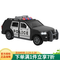 美国Driven儿童1:54挖掘机玩具车挖土机消防车玩具仿真工程车男孩新年礼物 迷你回收车 迷你越野警车