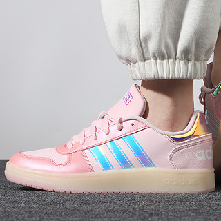 adidas NEO Hoops 2.0 女子休闲运动鞋 H02712 粉色 38