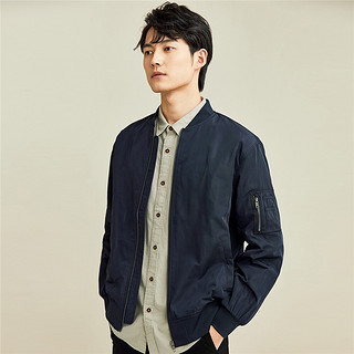 GIORDANO 佐丹奴 男士夹克 01071684 海军蓝色 M