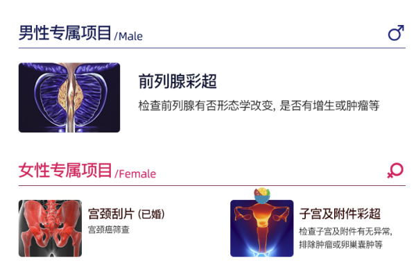 美年大健康 父母双人体检套餐