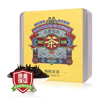 TIGER BALM 虎标 茶叶 一级肉桂茶  肉桂岩茶 乌龙茶节日礼盒装铁盒装160g