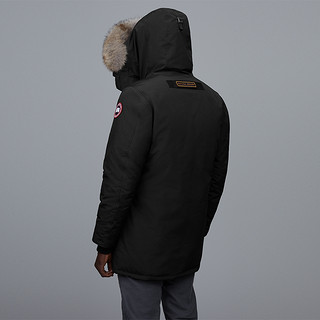 CANADA GOOSE LANGFORD系列 冬季男士中长款潮流连帽修身羽绒服