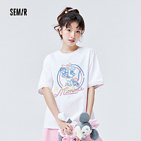 森马 Semir商场同款夏季女装圆领短袖T恤100322100002
