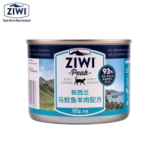 ZIWI 滋益巅峰 猫罐头进口马鲛鱼羊肉猫罐头185g*12罐