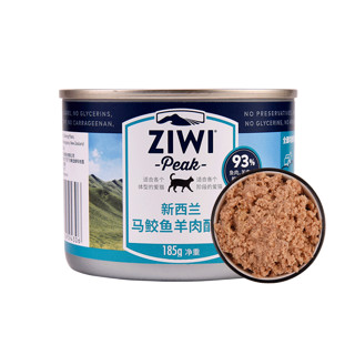 ZIWI 滋益巅峰 猫罐头进口马鲛鱼羊肉猫罐头185g*12罐