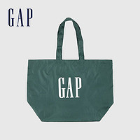 Gap 盖璞 男女装LOGO锦纶单肩背包783435 2022大容量购物袋手提包环保袋