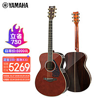 雅马哈（YAMAHA）面单民谣吉他LL6BS木吉他电箱款LL系列日落色单板电箱41英寸亮光 LS16DT ARE全单