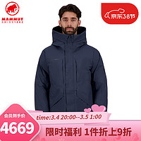 MAMMUT猛犸象Floeberg男士防风750蓬保暖硬壳上衣外套 黑色 M 暗夜黑色 S