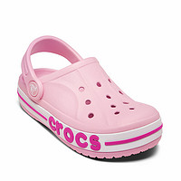 crocs 卡骆驰 205100-606 儿童洞洞拖鞋 花瓣红 20码