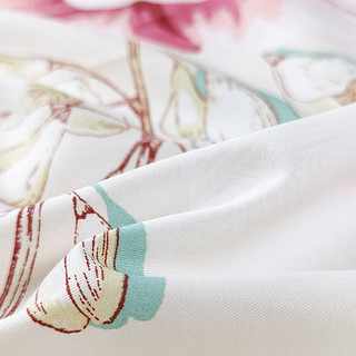 圣之花纯棉印花套件床上用品被套床单全棉套件