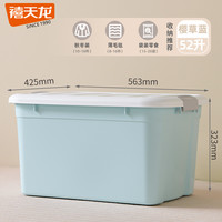 Citylong 禧天龙 加厚大号收纳箱 整理箱家用小件玩具零食化妆品 手提储物箱一个装 带提手278