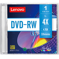 Lenovo 联想 台产档案系列 DVD-RW 刻录碟片 1-4速 4.7GB 单片盒装