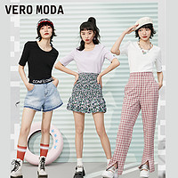 VERO MODA 3221T1032 女款纯棉简约百搭短袖T恤