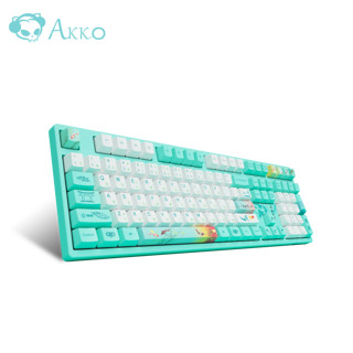 Akko 艾酷 爱酷 3108V2 莫奈之池 机械键盘 87键蓝轴
