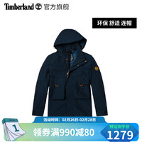 Timberland添柏岚男装外套21新款户外休闲连帽夹克大口袋A24YY A24YY834/浅棕色 M XXL A24YY433/深宝石蓝