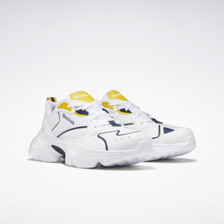 Reebok锐步官方新款男鞋女鞋GW6331撞色舒适运动休闲鞋 GW6331-粉白/藏青/黄 中国码:40.5(26cm),US:8 GW6331-粉白/藏青/黄 中国码:36.5(23.6cm),US:5.5