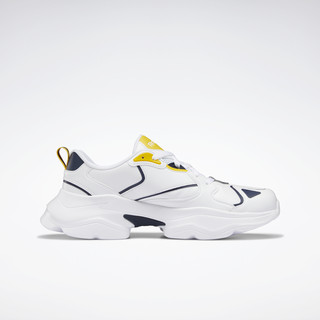 Reebok锐步官方新款男鞋女鞋GW6331撞色舒适运动休闲鞋 GW6331-粉白/藏青/黄 中国码:40.5(26cm),US:8 GW6331-粉白/藏青/黄 中国码:36.5(23.6cm),US:5.5