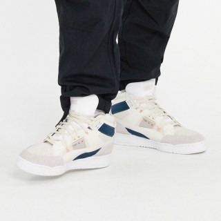 早春冬季款slipstream豹纹解构鞋身高帮男女款休闲鞋425白色