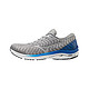 Mizuno 美津浓 Wave Rider 24 Waveknit 男子跑鞋 J1GC207501 灰色/白色 42