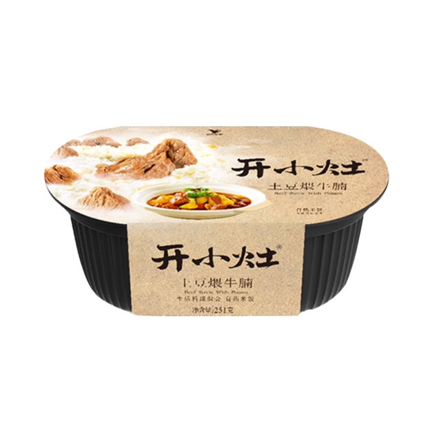 开小灶 统一开小灶自热米饭土豆煨牛腩  271g*2盒