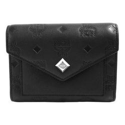 MCM Blackthree-fold Love Letter Wallet