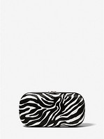 MICHAEL KORS Gansevoort Zebra Print Calf Hair Minaudière