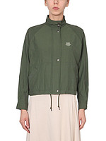 KENZO 凯卓 Women's  Green Acetate Outerwear Jacket