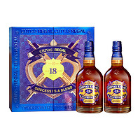 CHIVAS 芝华士 18年 苏格兰威士忌 40%vol 500ml*2瓶 礼盒装