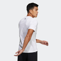adidas阿迪达斯官网男装夏季运动短袖T恤GP0969 GP0971GP0973 A/XL 白