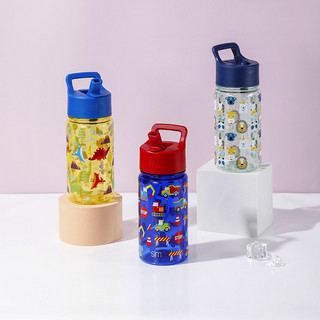 森普摩登（simple modern）便携吸管杯子儿童tritran塑料杯防摔夏天便携宝宝水杯 冰淇淋 小建筑家