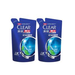 CLEAR 清扬 男士洗发乳 补充装 200g*2袋（香型随机）