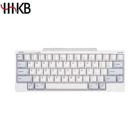 白色键盘_HHKB Professional HYBRID Type-S 白色有刻版双模静电容键盘 
