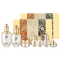 Sulwhasoo雪花秀滋盈水乳面霜套装+尤妮佳化妆棉40枚 后天气丹水乳霜套盒*2