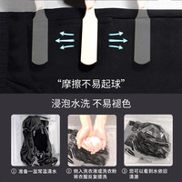 李宁 LI-NING加绒运动裤男2021新款秋冬加厚束脚卫裤冬季保暖长裤宽松裤子 XXL 收口卫裤黑色