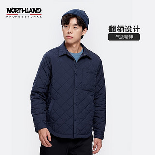 诺诗兰（NORTHLAND）2021年秋冬新款翻领防泼保暖防风棉服 栗金色 185 玄青色 180