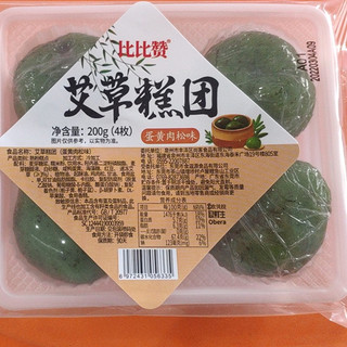 bi bi zan 比比赞 艾草糕团 红豆蛋黄味 200g