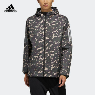 阿迪达斯官网 adidas AI WB CAMO男装运动型格连帽拉链夹克外套EH3801 如图 L