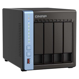 QNAP 威联通 TS-464C 宇宙魔方 四核器网络存储服务器内置双M.2插槽NAS私有云（含企业盘10T*2）