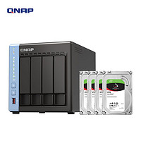 QNAP 威联通 TS-464C 4盘位NAS存储（8GB、N5105）+希捷酷狼16TB（4TB*4）