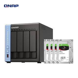 QNAP 威联通 TS-464C 4盘位 NAS存储（8GB、N5105）含硬盘4T*4