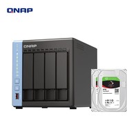 QNAP 威联通 TS-464C 宇宙魔方 四核器网络存储服务器内置双M.2插槽NAS私有云（含企业盘10T*2）