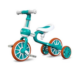 PLAYBOY 花花公子 多功能儿童辅助滑行助步车 适合1-3岁宝宝脚踏平衡三轮车(白色)