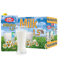 MLEKOVITA 妙可 低脂牛奶纯牛奶 1L*12盒 整箱装