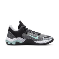 NIKE 耐克 Renew Elevate 2 中性篮球鞋 CW3406-001 灰/黑/绿 45