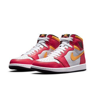 AIR JORDAN 正代系列 Air Jordan 1 Retro High OG 男子篮球鞋 555088-603 白黄粉 36.5