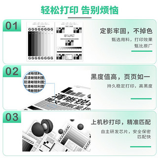 新绿天章 w1110a硒鼓 无芯片 适用惠普hp laser mfp 136w 136a打印机136nw 136wm 108a 108w墨盒138pnw 110a 88A硒鼓-适用m1136/p1106等 2000页-1支